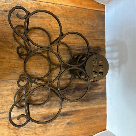 Wine Cellar Tabletop Wine Rack Holder Wine Bottle Storage for Corks - Picture 3 of 10